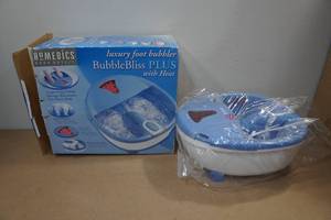 lot 110 image: Homedics Luxury Foot Bubbler with Heat