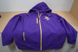 lot 123 image: MN Vikings Jacket -XL