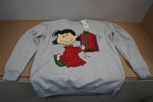 lot 128 image: Peanuts Crew Neck Sweatshirt -Large