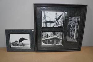 lot 161 image: Rock Bakken Black & White Wildlife Prints