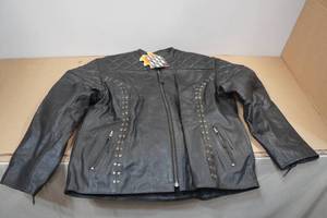 lot 266 image: Himalaya Motor Bike Wear Leather Jacket -4XL