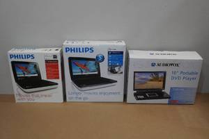 lot 278 image: 3 Portable DVD Players