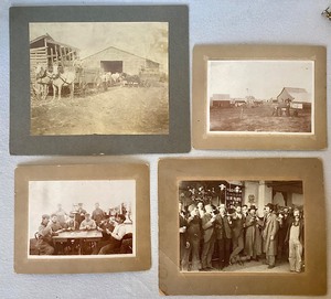 Group of 4 Antique Photos