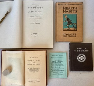 Interesting Group of 5 Vintage Health Books