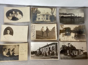 Group of Vintage Real Photo Postcards
