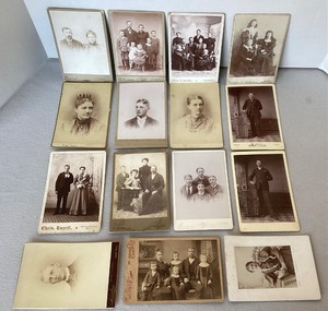 Group of  Assorted Antique Cabinet Cards