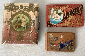 Trio of Antique Autograph and Photo Albums