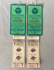 Vintage Local Sports Tickets