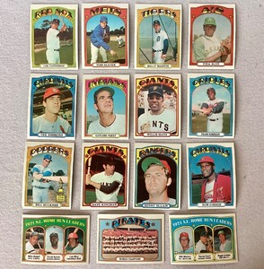 Group of 1972 Topps Baseball Cards