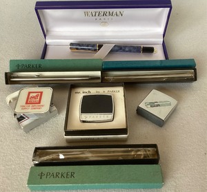 Group of Pens and Measuring Tapes