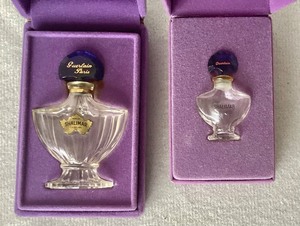 Pair of Vintage Guerlain Perfume Bottles