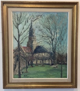 Oil Painting Cathedral