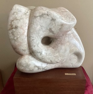 Contemporary Biomorphic Marble Sculpture