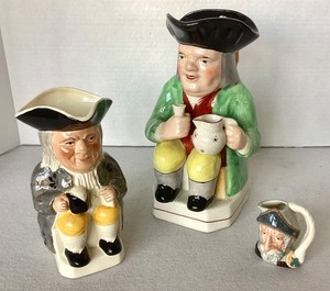 Trio of English Toby Jugs