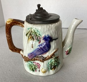 Antique Majolica Teapot
