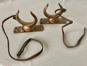 Pair of Antique Oarlocks