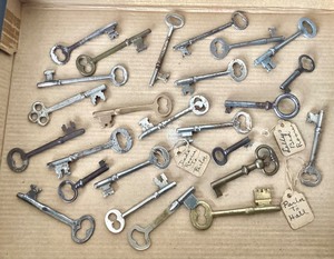Group of Vintage Skeleton Keys