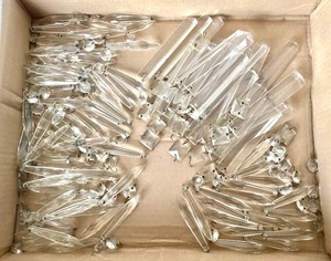 Large Group of Vintage Chandelier Crystals