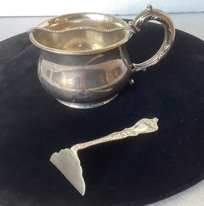 Vintage Sterling Silver Childs Feeding Cup and Food Pusher