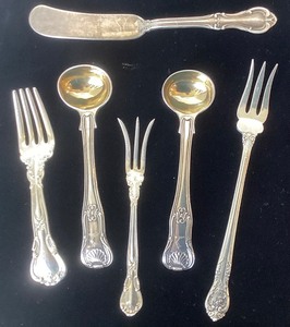 Group of 6 Vintage Sterling Silver Utensils