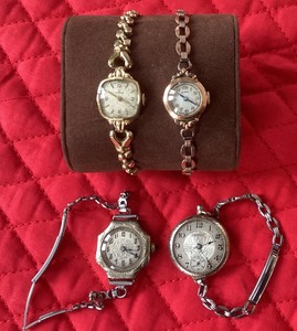 Group of 4 Vintage Womens Watches