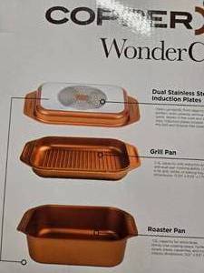 lot 20 image: Copper X Chef Wonder Cooker ( New and in a box)
