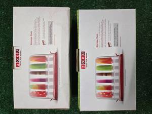 lot 61 image: Lot of 2 Zoku Storage Case Ice Pop Containers ( New)
