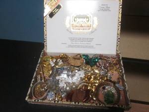 lot 63 image: Vintage Cigar Box Full of Assorted ...