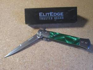 lot 64 image: Elit Edge Spring Assist Folding Kni...