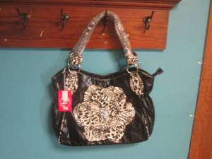 lot 77 image: New HBL Purse in Black New with Tag...