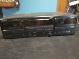 lot 88 image: Kenwood KX-W893 Stereo Double Casse...