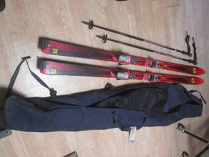lot 120 image: K2 Snow Skis and Poles with Travel ...
