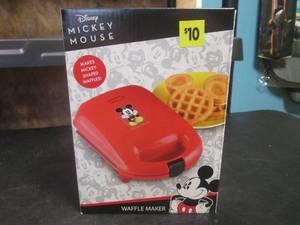 lot 126 image: Disney Mickey Mouse Waffle Maker...