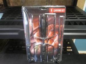 lot 133 image: 4pc Carving Set...