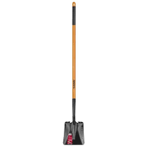 lot 34 image: Husky 47 in. L Wood Handle Carbon Steel Transfer Shovel with Grip