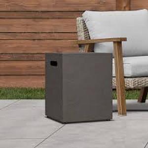 lot 36 image: Real Flame Baltic 16 in. W x 20 in. H Propane Tank Cover in Grey