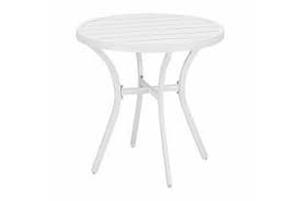 lot 54 image: StyleWell Mix and Match 28 in. White Round Metal Outdoor Patio Bistro Table