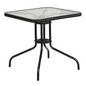 lot 67 image: Flash Furniture TLH-073R-BK-GG Patio Table