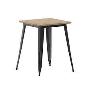 lot 68 image: Flash Furniture JJ-T14619-60-BRBK-GG Declan Dining Table