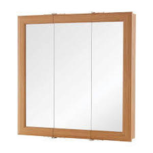 lot 102 image: HDC 24 in. W x 24 in. H Rectangular Medicine Cabinet with Mirror