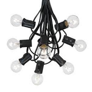 lot 13 image: Lot of 4 Novelty Lights G30 Globe Hanging Indoor Outdoor String Lights