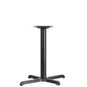 lot 15 image: Flash Furniture XU-T2230-GG 22 x 30 Restaurant Table X-Base with 3D Table Height Column - Black