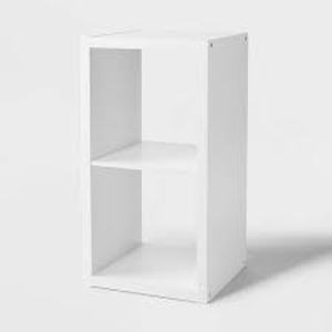 lot 39 image: 2 Cube Organizer - Brightroom-White-Pre-Assembled-Out of Package