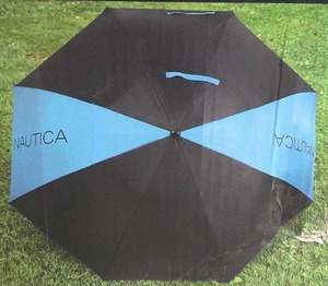 lot 89 image: Nautica 2-Pack Golf Umbrella Set-Teal Black