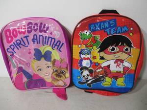 lot 111 image: Lot of 2 Kids Jrs Backpacks