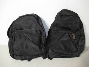 lot 112 image: Lot of 2Mini Backpacks-Black
