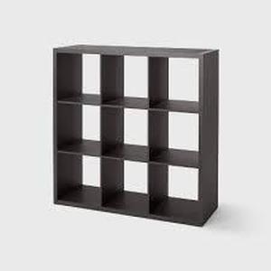 lot 183 image: 11 9 Cube Organizer Shelf - Room Essentials-Espresso
