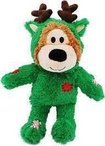 lot 197 image: Set of 3 Kongs Wild Knots Holiday Green Bear Dog Toys