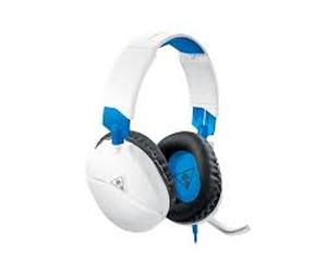 lot 201 image: Set of 2 Turtle Beach - RECON 70p Wired Surround Sound Ready Gaming Headset for Xbox One & Xbox Series XS - WhiteBlue