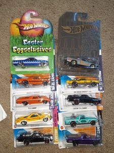 lot 295 image: Hot Wheel El Camino lot. All clean cards. As shown.